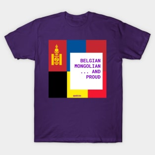 Belgian-Mongolian Pride T-Shirt